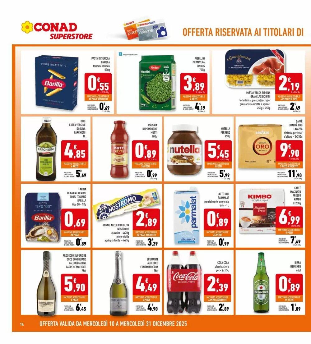 Volantino promozionale Conad Superstore  valide dal 10/12/2025 - Pagina 14.