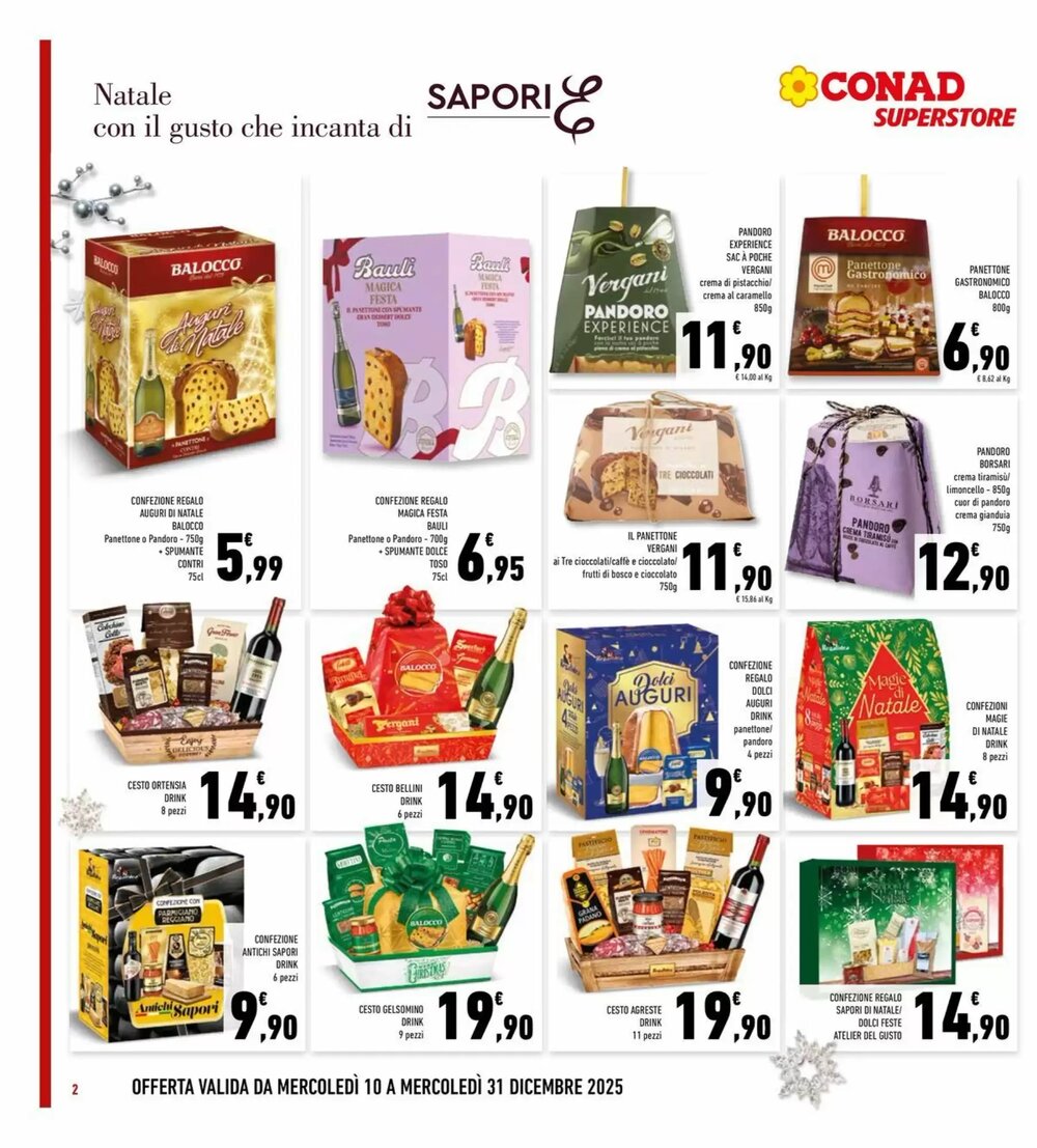 Volantino promozionale Conad Superstore  valide dal 10/12/2025 - Pagina 2.