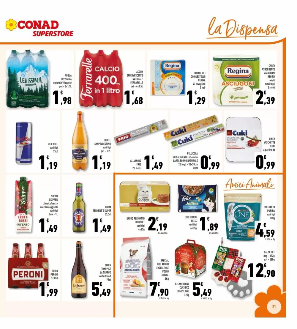 Volantino promozionale Conad Superstore  valide dal 10/12/2025 - Pagina 21.