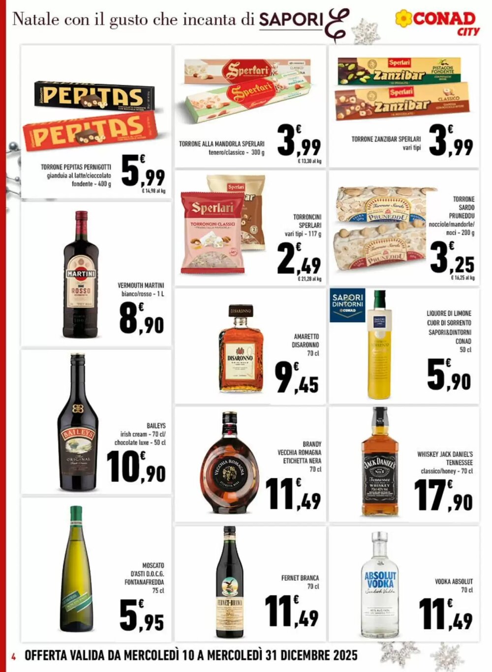 Volantino promozionale Conad City  valide dal 10/12/2025 - Pagina 4.