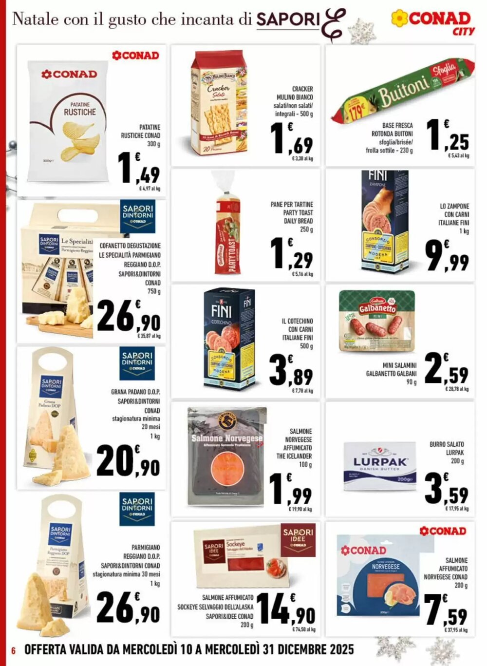 Volantino promozionale Conad City  valide dal 10/12/2025 - Pagina 6.
