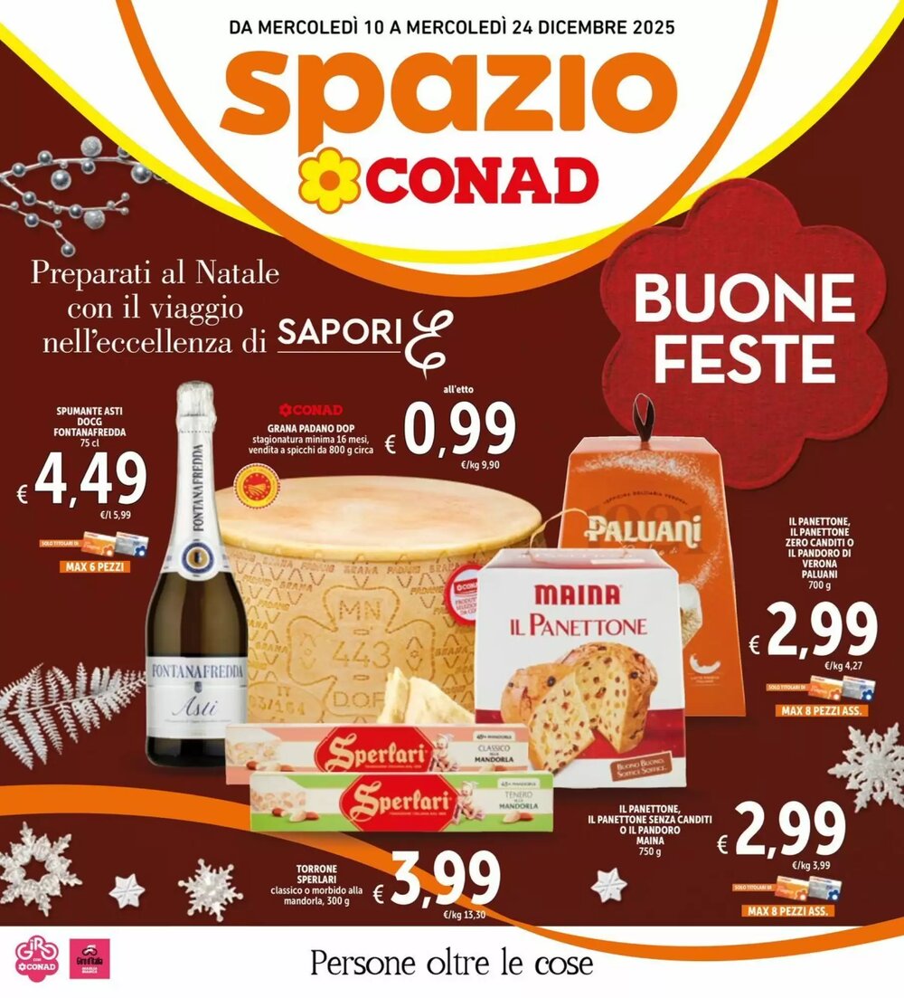 Volantino promozionale Spazio Conad  valide dal 10/12/2025 - Pagina 1.