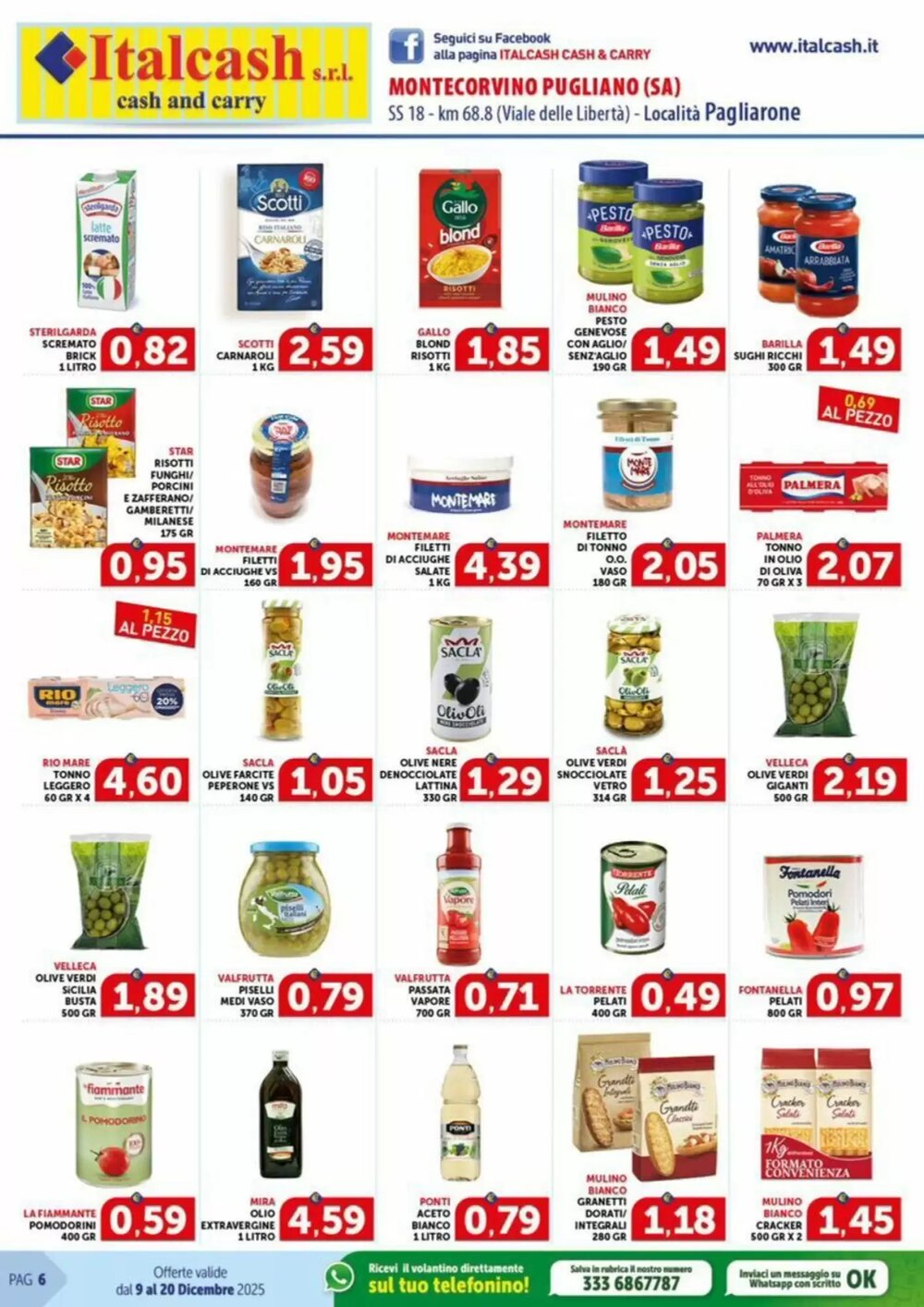 Volantino promozionale Italcash Cash & Carry  valide dal 10/12/2025 - Pagina 6.