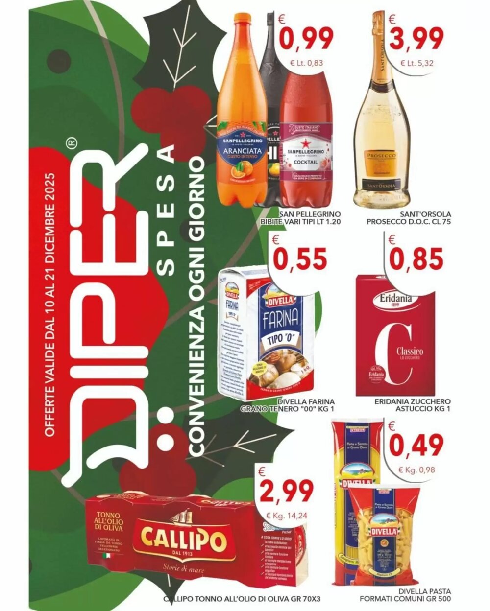 Volantino promozionale Diper  valide dal 10/12/2025 - Pagina 1.