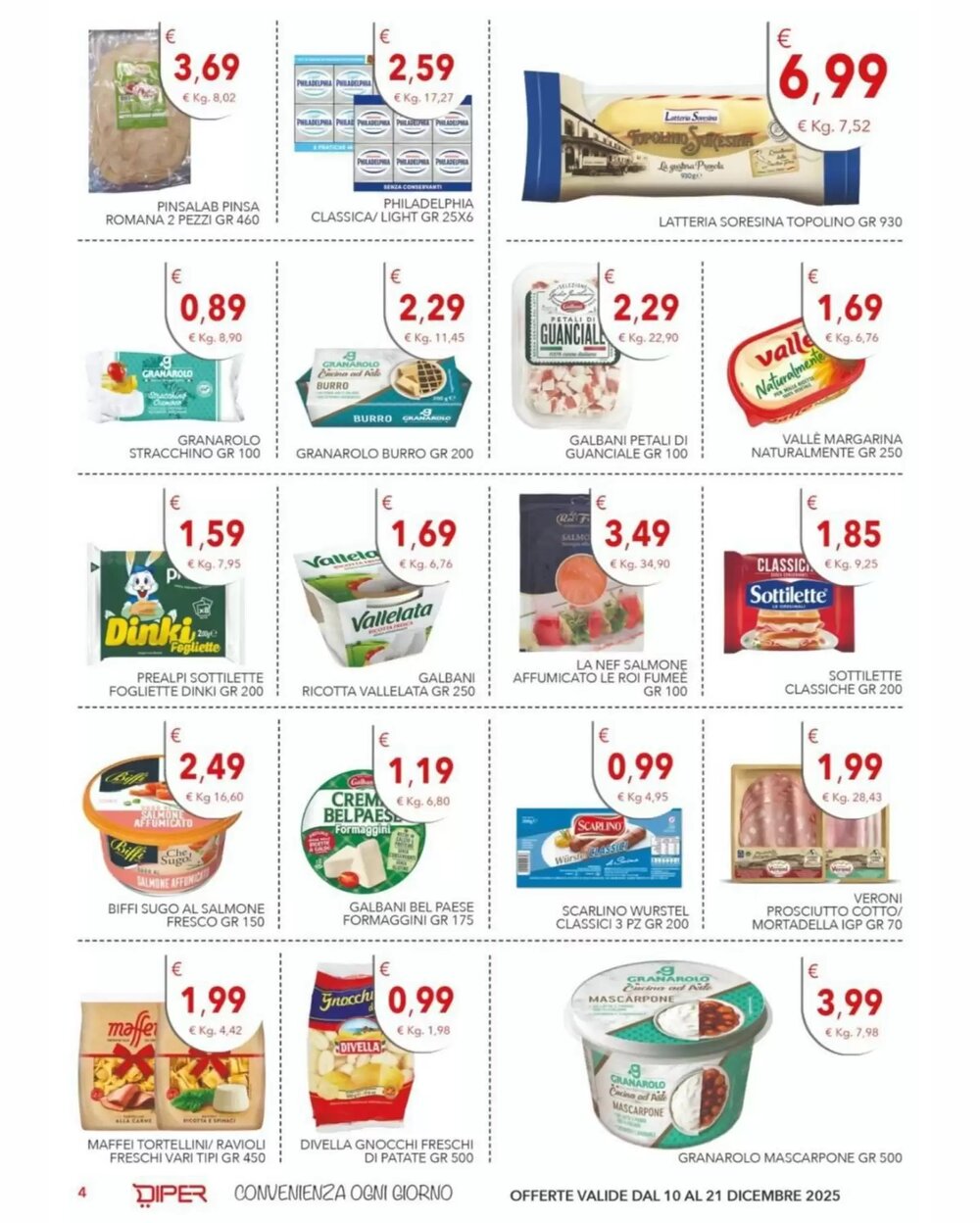Volantino promozionale Diper  valide dal 10/12/2025 - Pagina 4.
