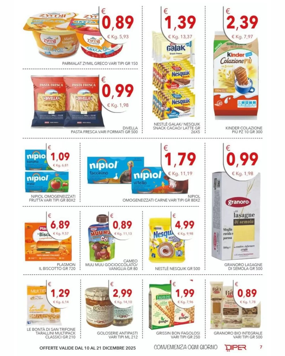 Volantino promozionale Diper  valide dal 10/12/2025 - Pagina 7.