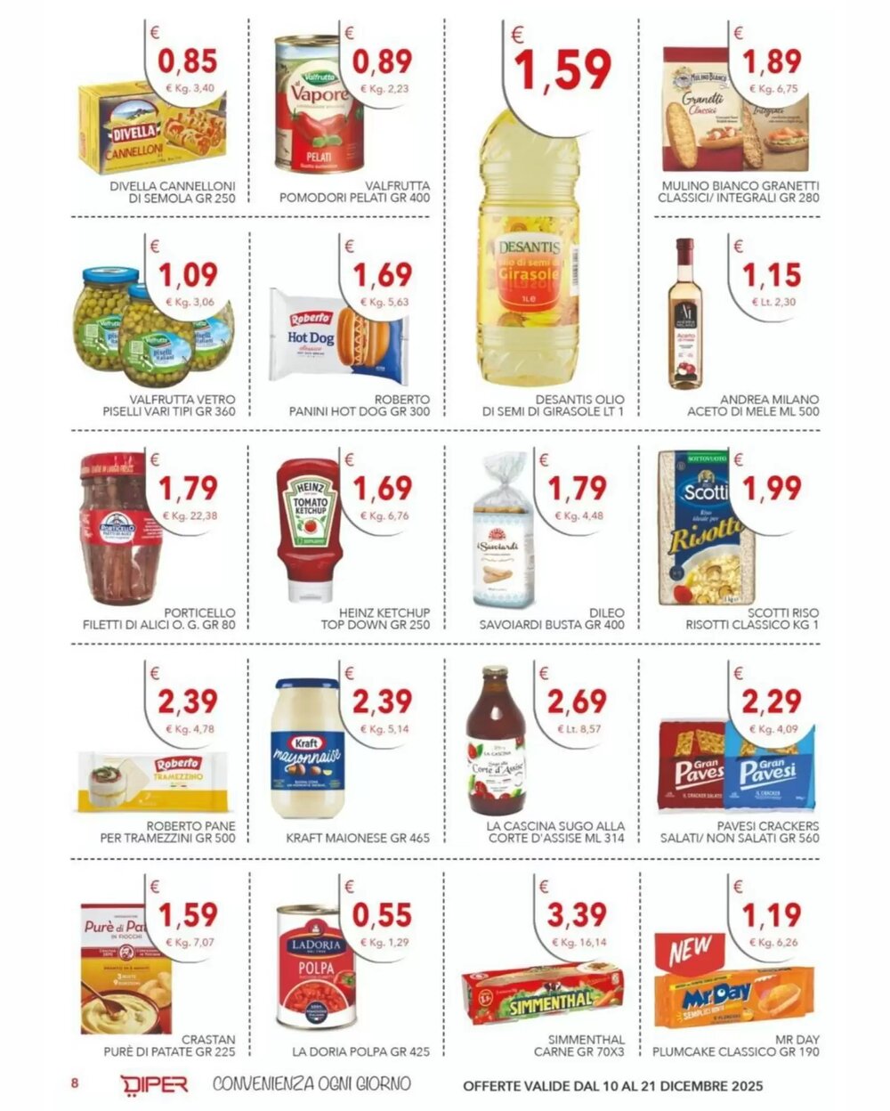 Volantino promozionale Diper  valide dal 10/12/2025 - Pagina 8.