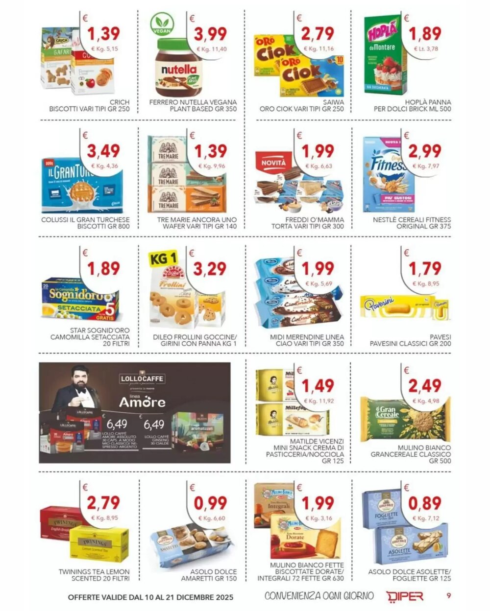 Volantino promozionale Diper  valide dal 10/12/2025 - Pagina 9.