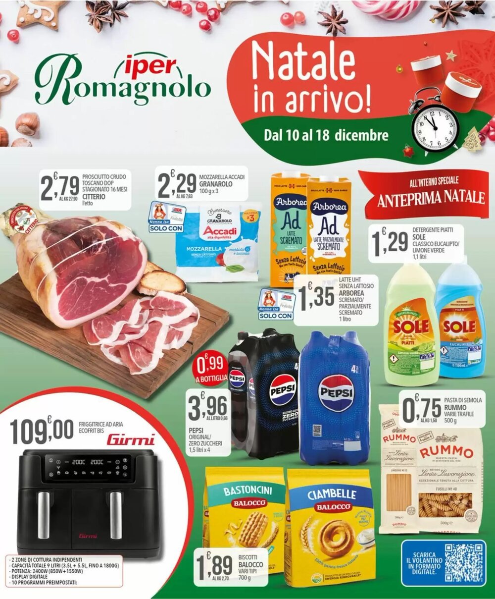 Volantino promozionale Iper Romagnolo  valide dal 10/12/2025 - Pagina 1.