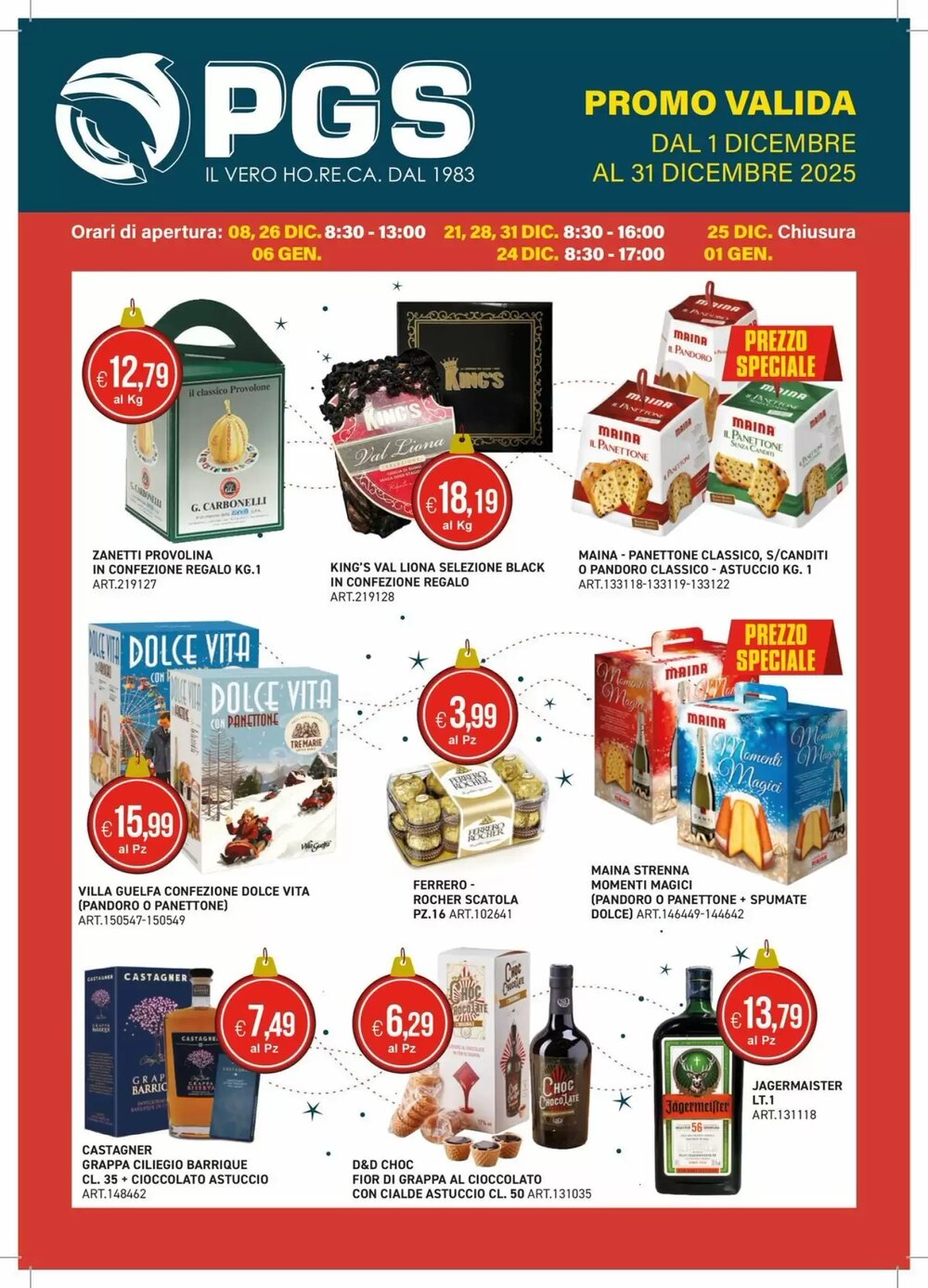 Volantino promozionale PGS Cash&Carry  valide dal 10/12/2025 - Pagina 1.