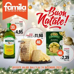 Volantino promozionale Famila valide dal 11/12/2025