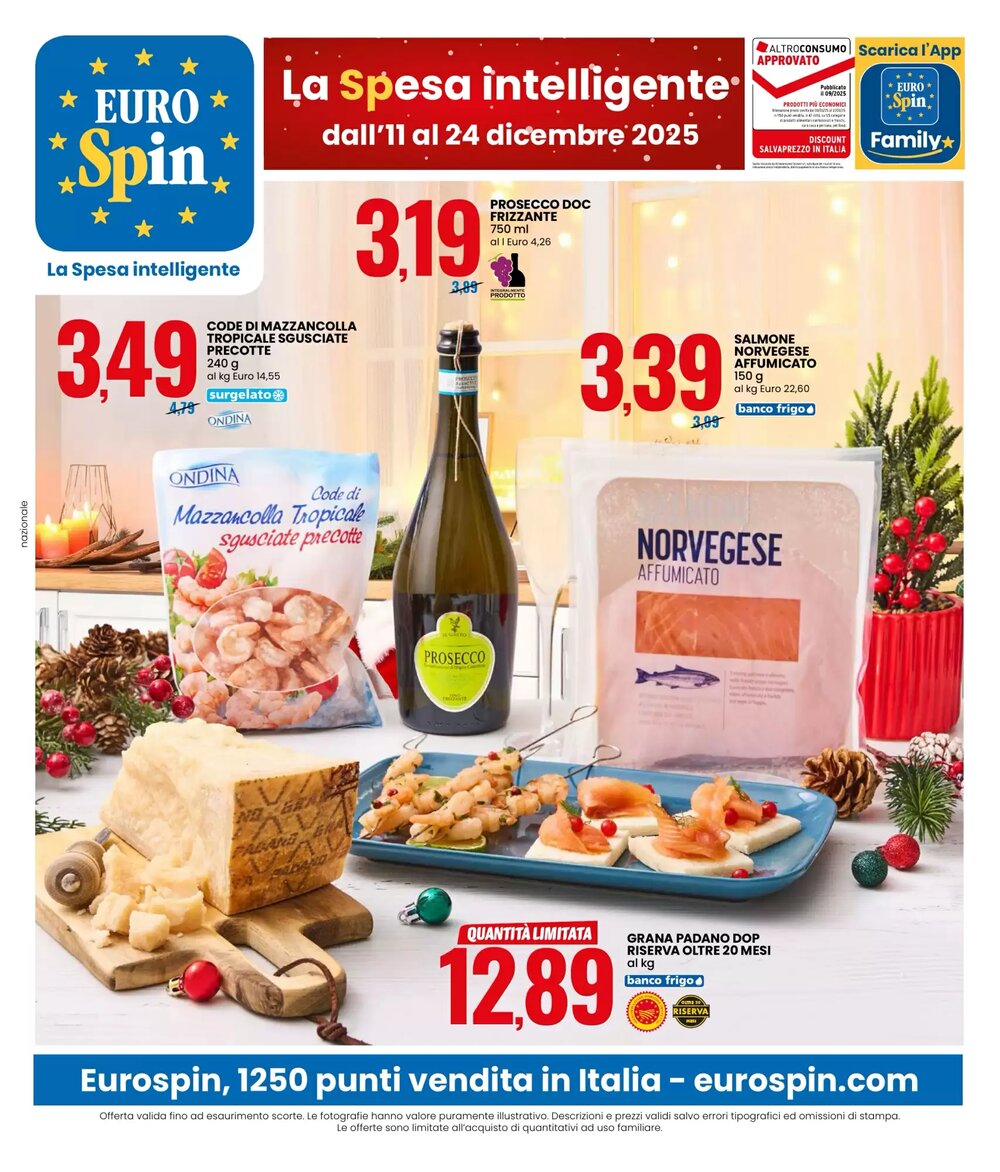 Volantino promozionale Eurospin  valide dal 11/12/2025 - Pagina 1.