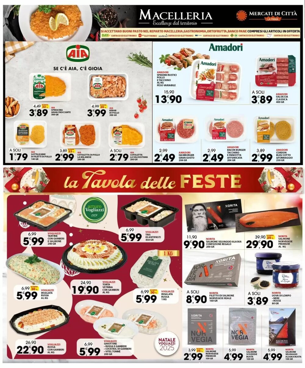 Volantino promozionale Mercati di Città La Prima  valide dal 11/12/2025 - Pagina 12.