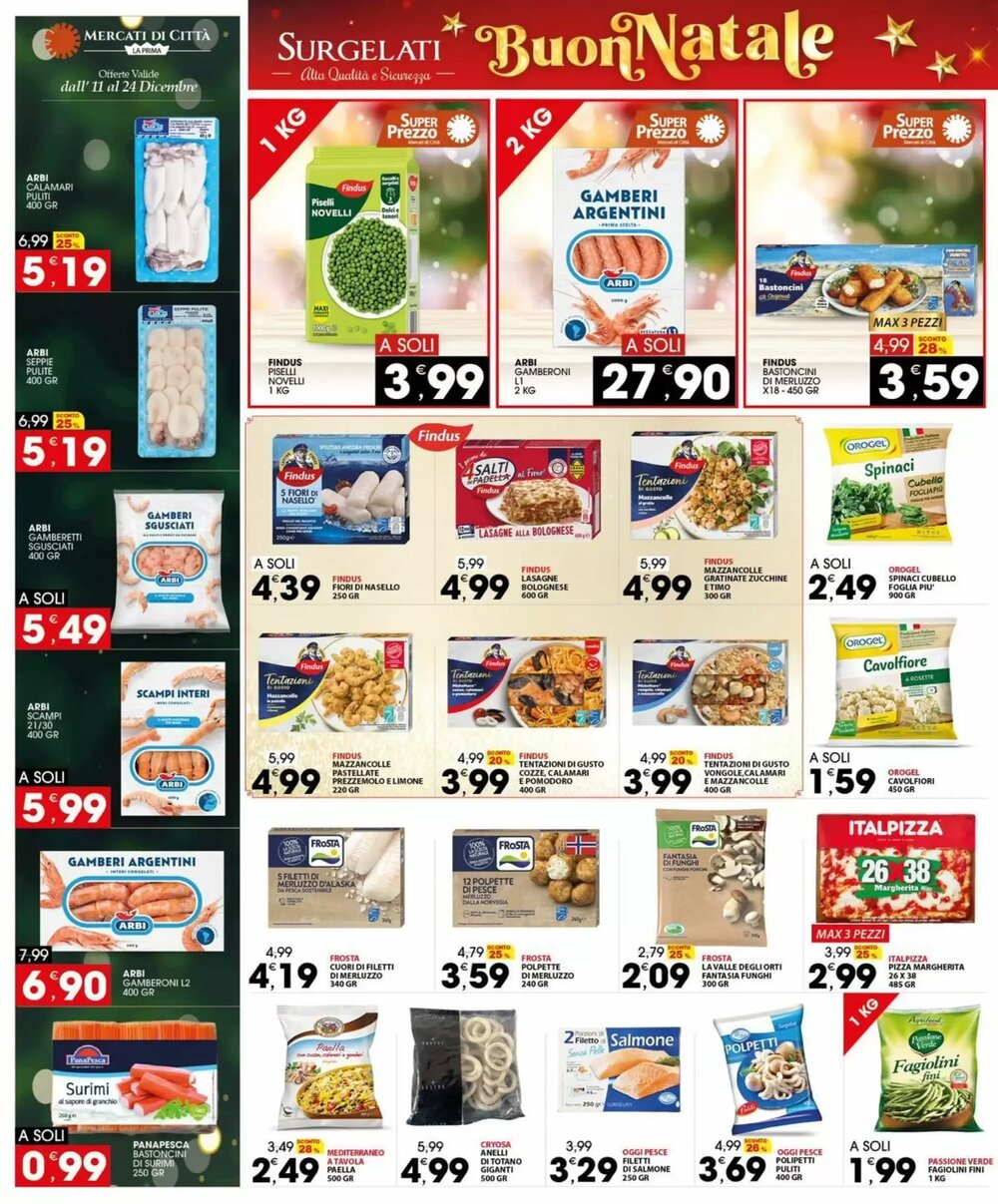 Volantino promozionale Mercati di Città La Prima  valide dal 11/12/2025 - Pagina 18.