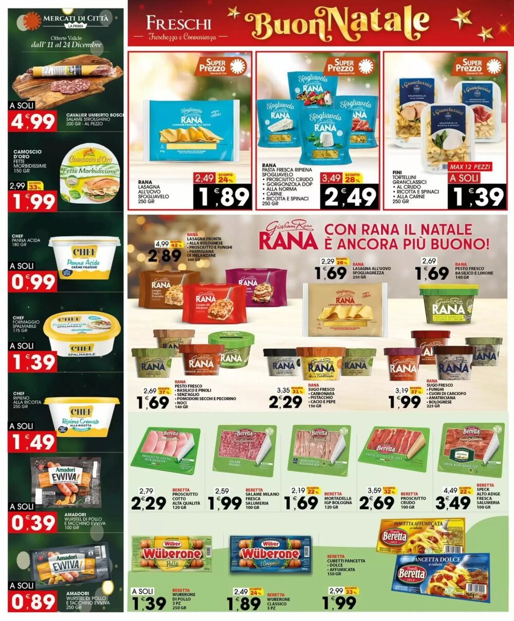 Volantino promozionale Mercati di Città La Prima  valide dal 11/12/2025 - Pagina 24.