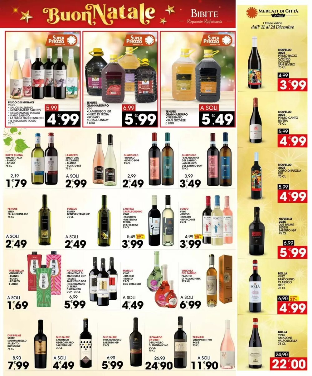 Volantino promozionale Mercati di Città La Prima  valide dal 11/12/2025 - Pagina 27.