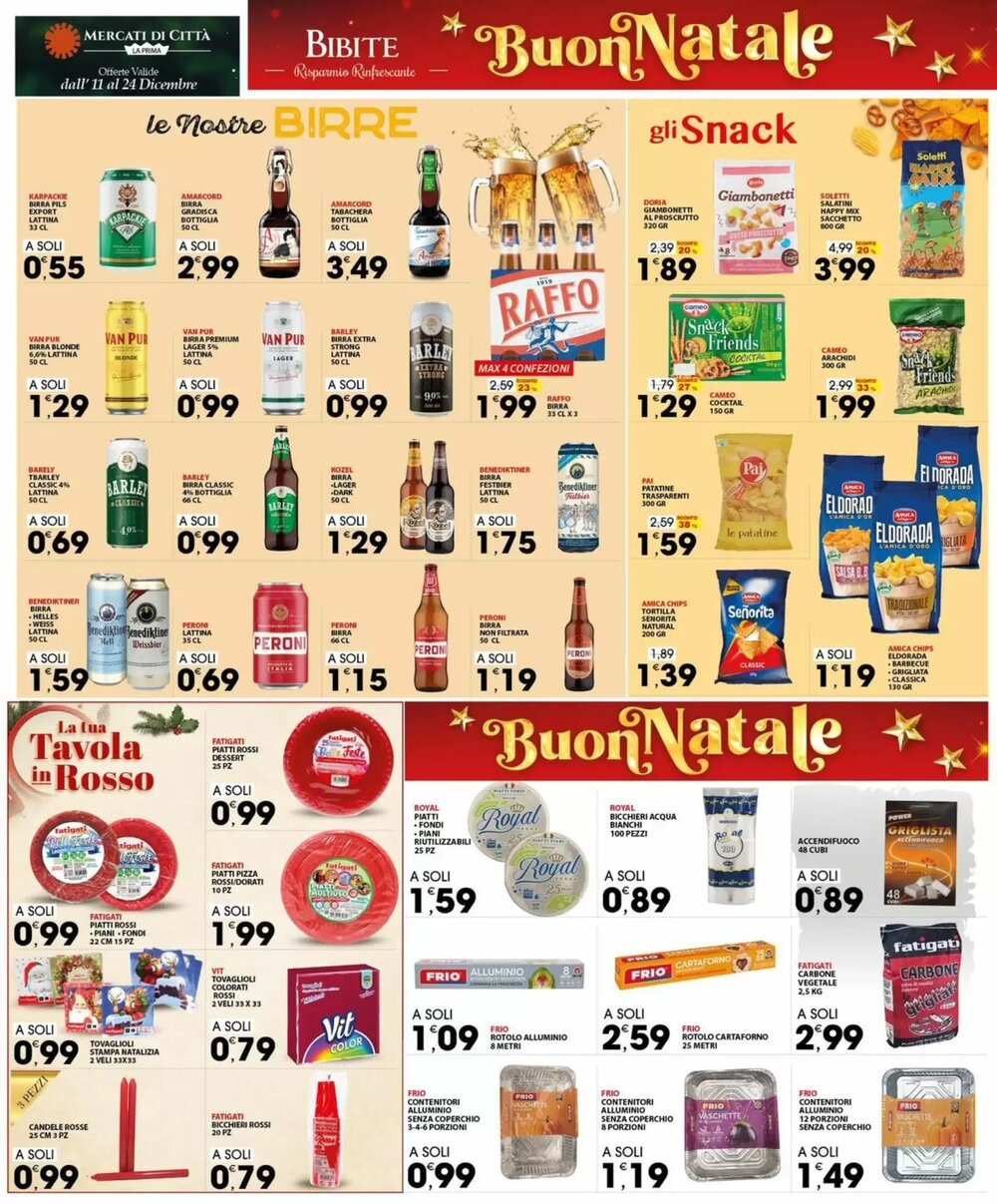 Volantino promozionale Mercati di Città La Prima  valide dal 11/12/2025 - Pagina 30.