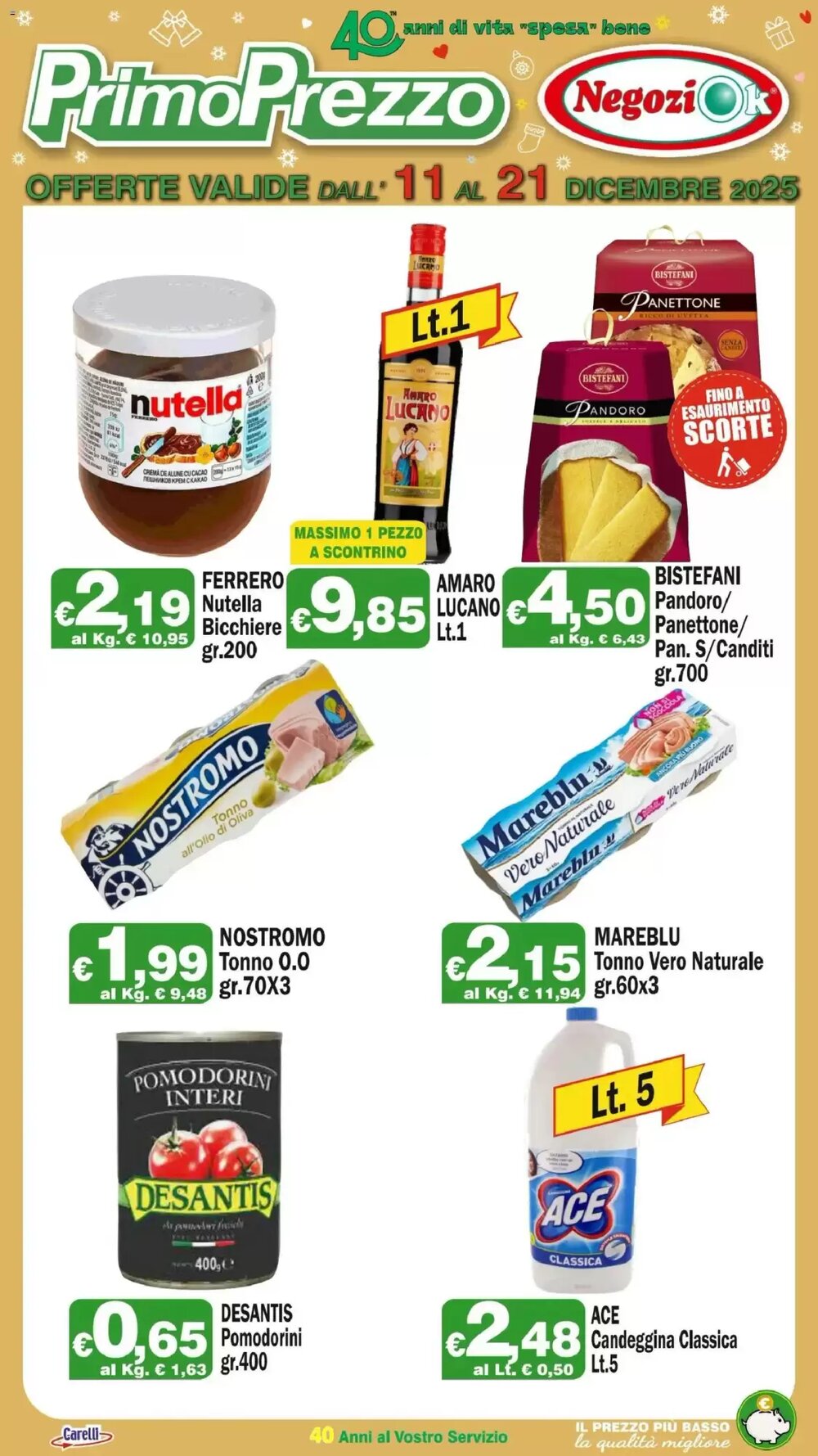 Volantino promozionale Primo Prezzo  valide dal 11/12/2025 - Pagina 2.