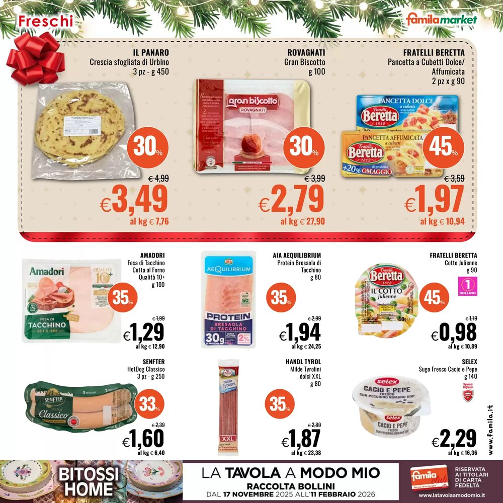 Volantino promozionale Famila Market  valide dal 11/12/2025 - Pagina 21.