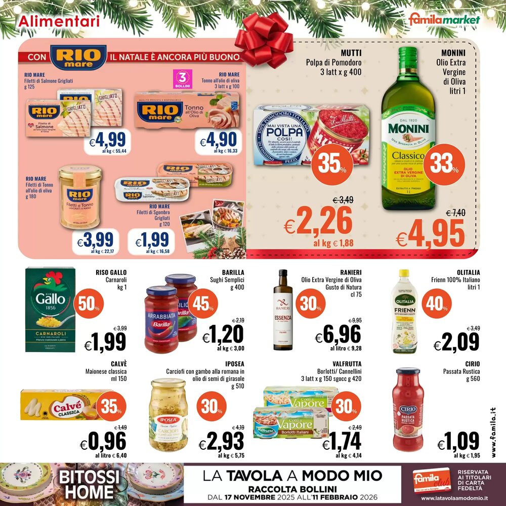 Volantino promozionale Famila Market  valide dal 11/12/2025 - Pagina 25.