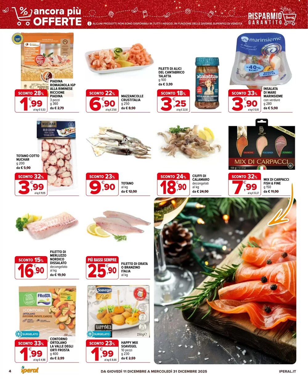 Volantino promozionale Iperal  valide dal 11/12/2025 - Pagina 4.