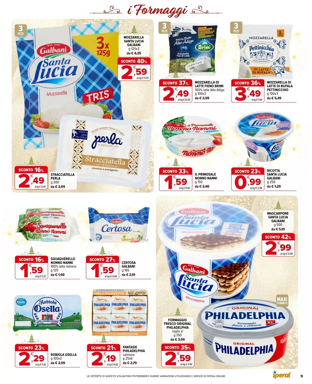 Volantino promozionale Iperal  valide dal 11/12/2025 - Pagina 9.