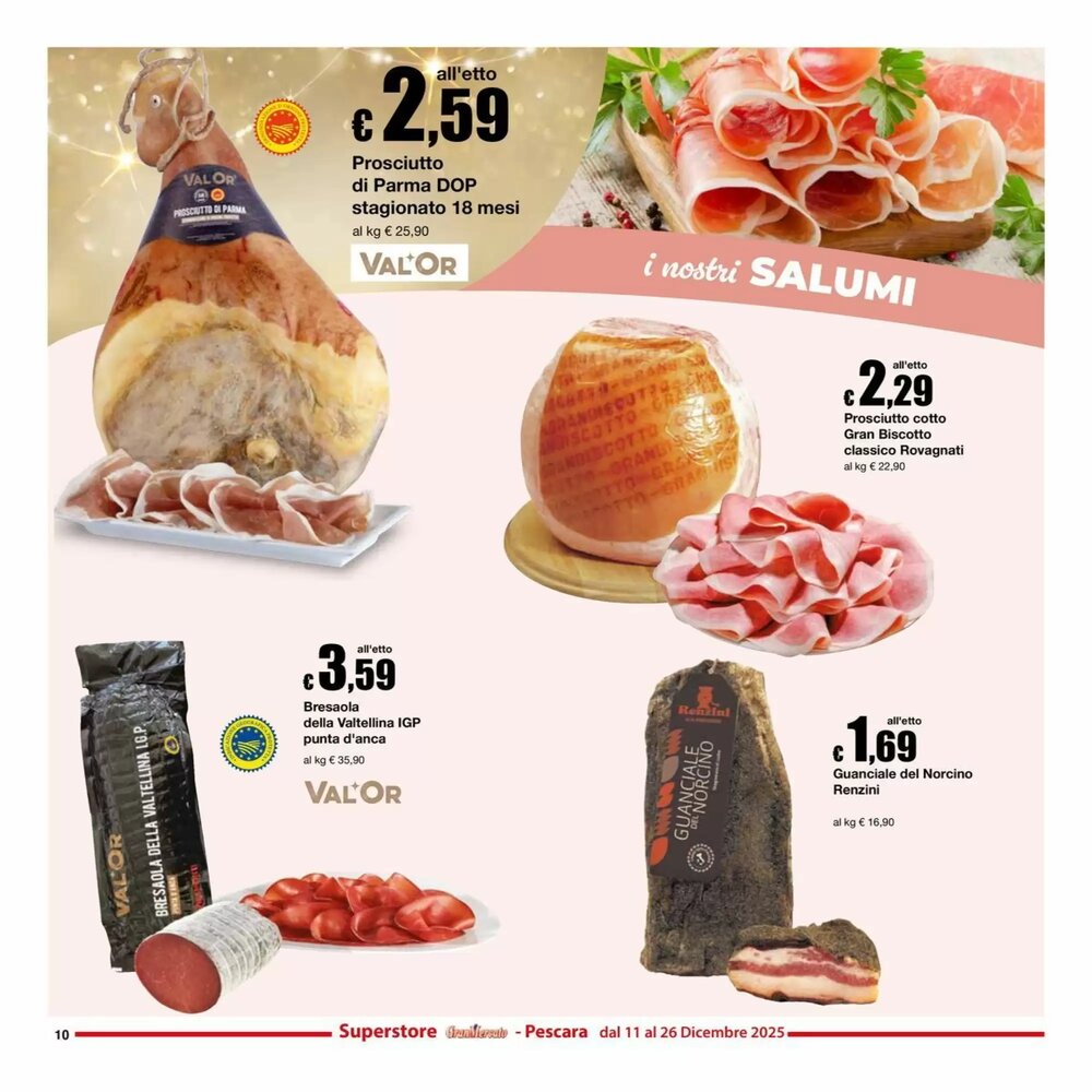 Volantino promozionale Sì con te  valide dal 11/12/2025 - Pagina 10.