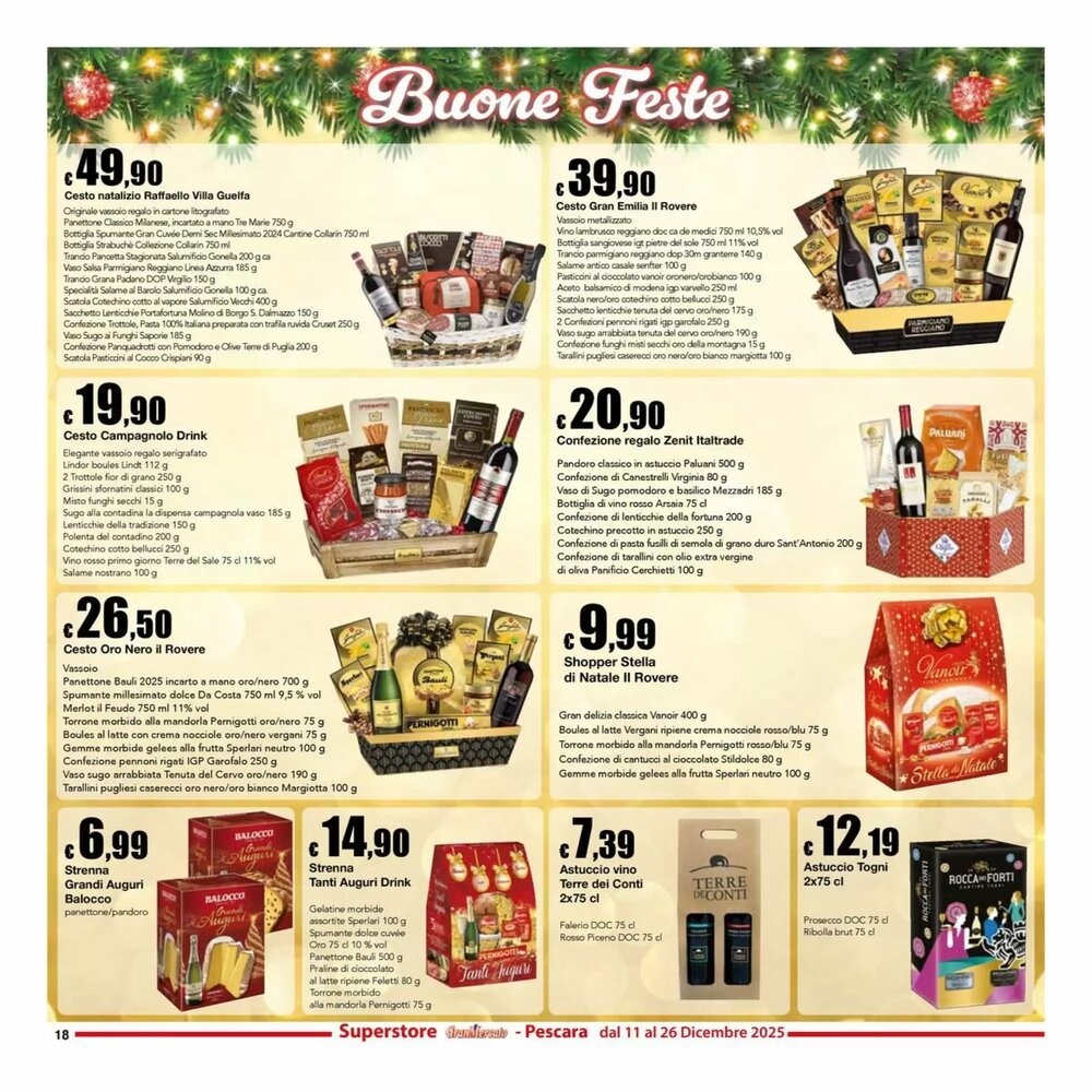 Volantino promozionale Sì con te  valide dal 11/12/2025 - Pagina 18.