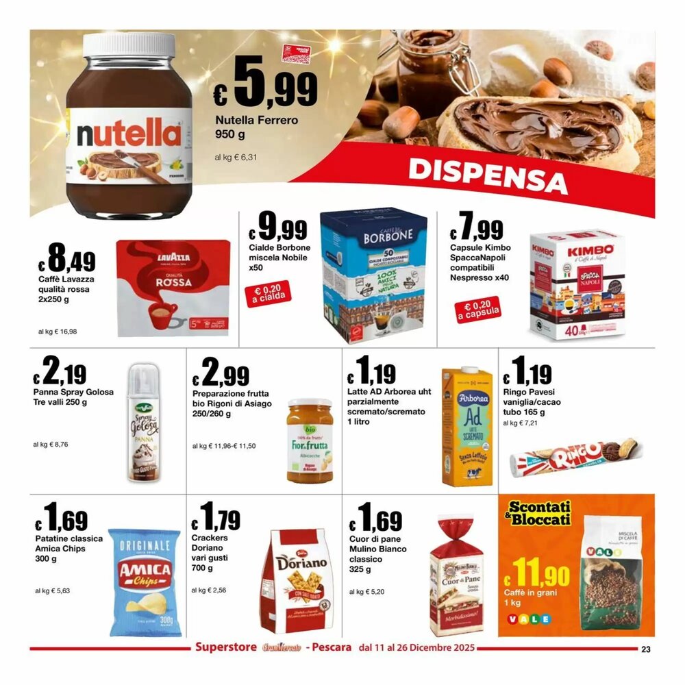 Volantino promozionale Sì con te  valide dal 11/12/2025 - Pagina 23.