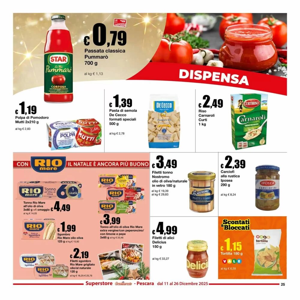 Volantino promozionale Sì con te  valide dal 11/12/2025 - Pagina 25.