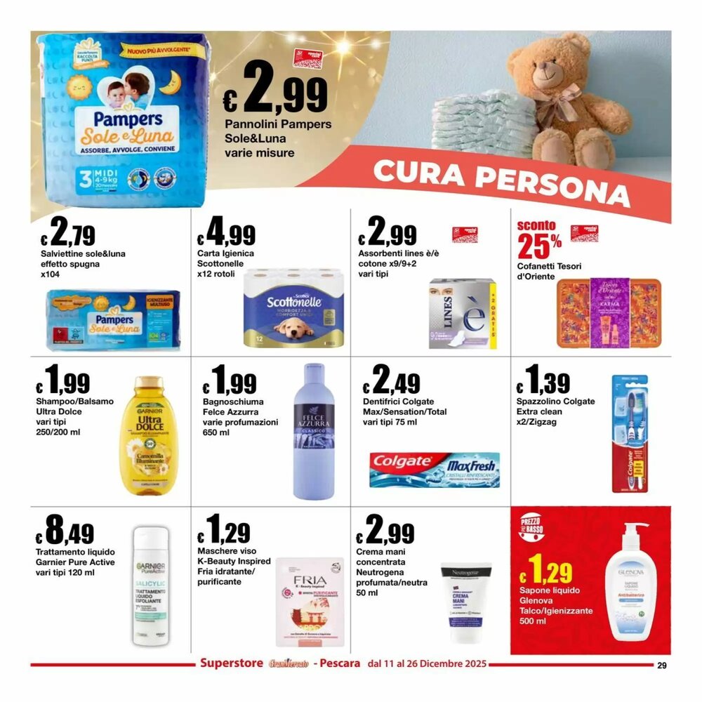 Volantino promozionale Sì con te  valide dal 11/12/2025 - Pagina 29.