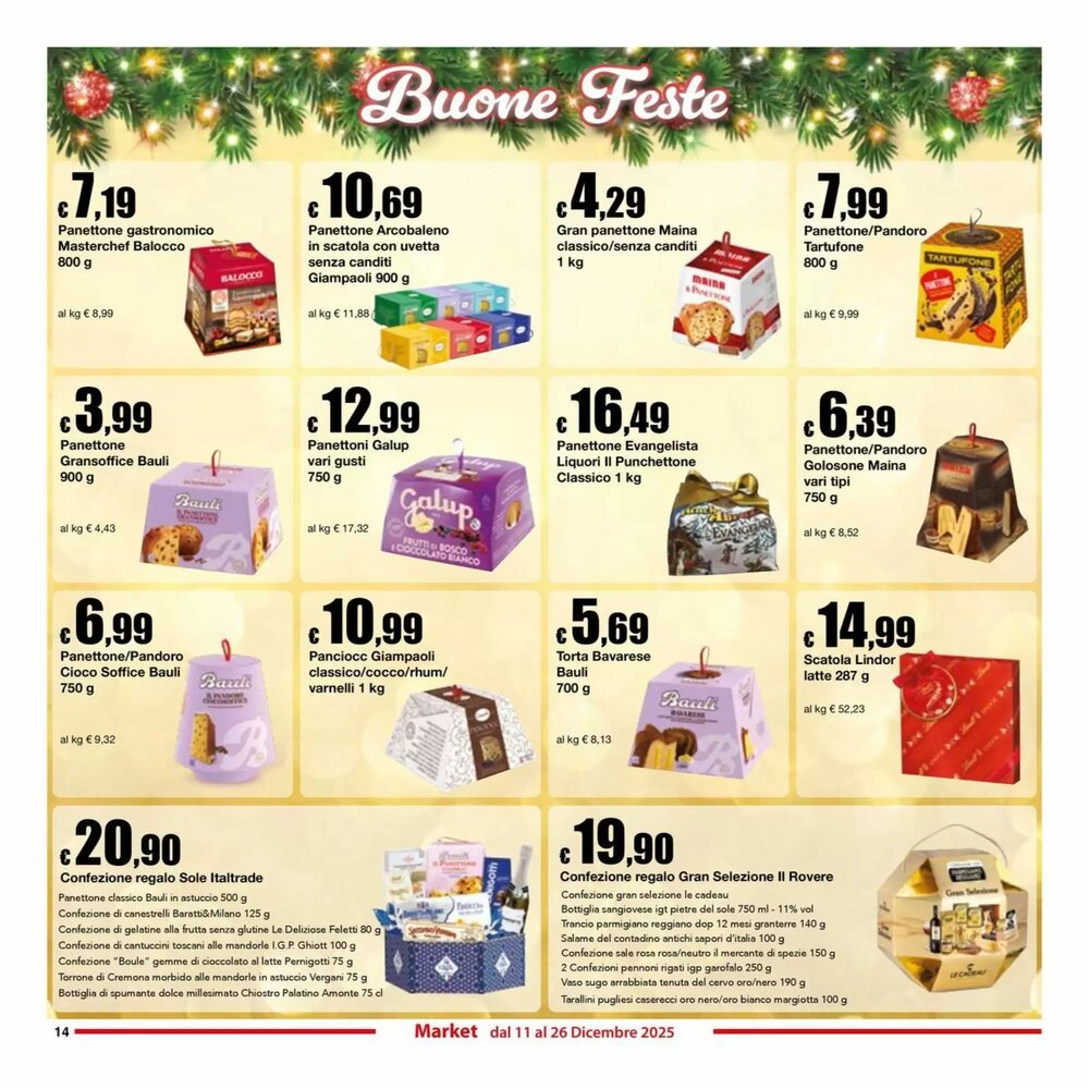 Volantino promozionale Sì con te  valide dal 11/12/2025 - Pagina 14.