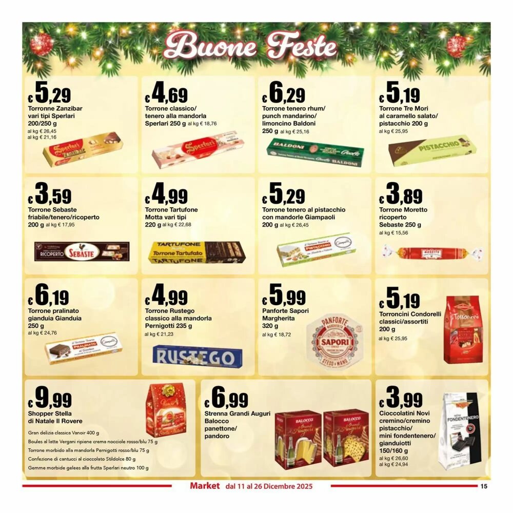 Volantino promozionale Sì con te  valide dal 11/12/2025 - Pagina 15.