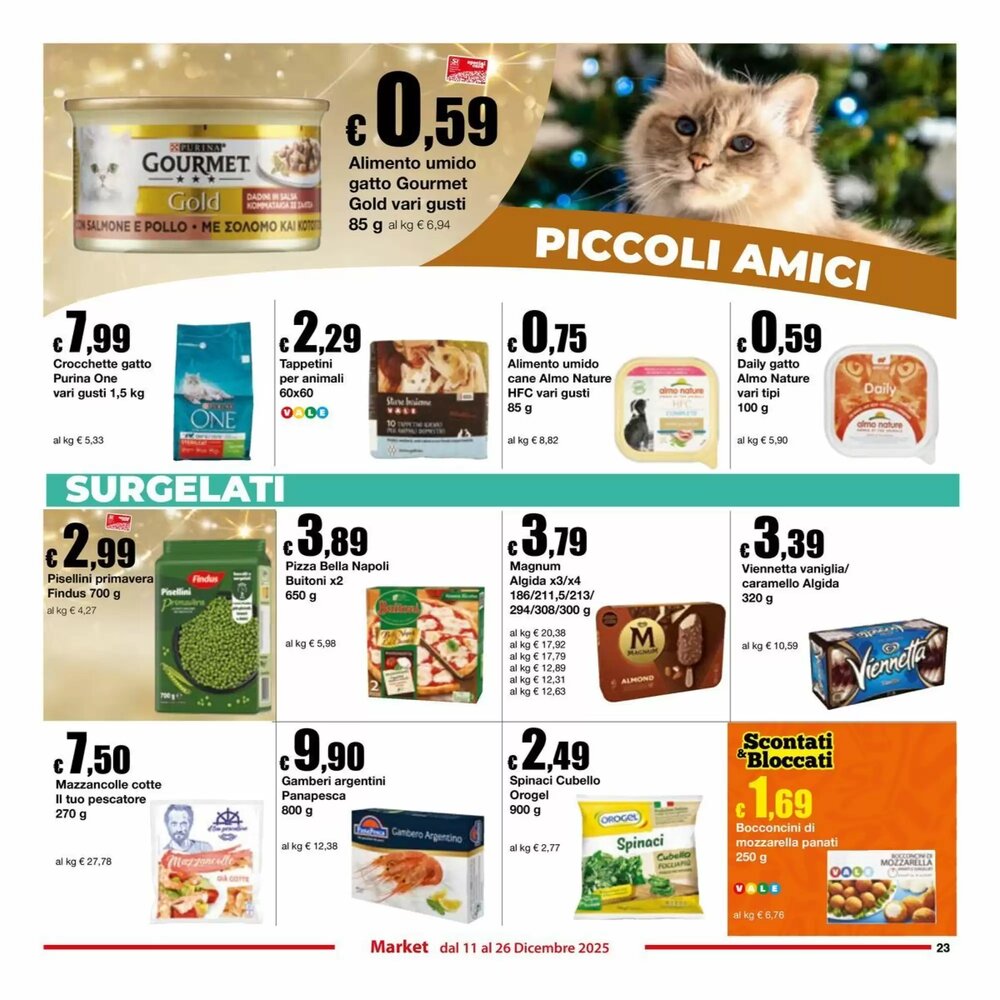 Volantino promozionale Sì con te  valide dal 11/12/2025 - Pagina 23.
