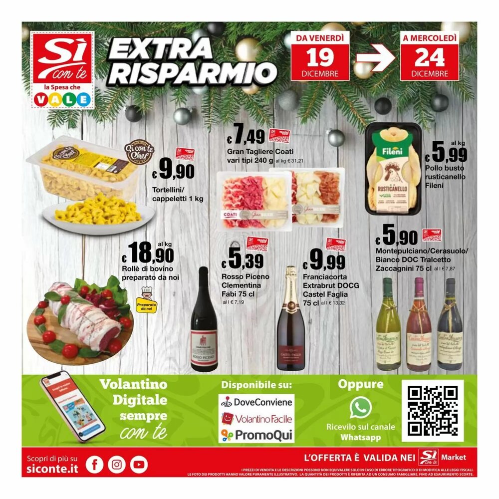 Volantino promozionale Sì con te  valide dal 11/12/2025 - Pagina 24.