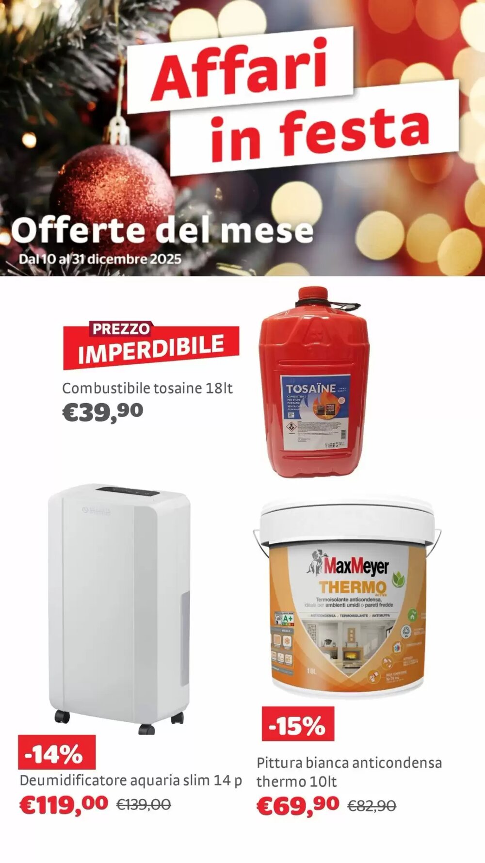 Volantino promozionale Bricocenter  valide dal 11/12/2025 - Pagina 1.