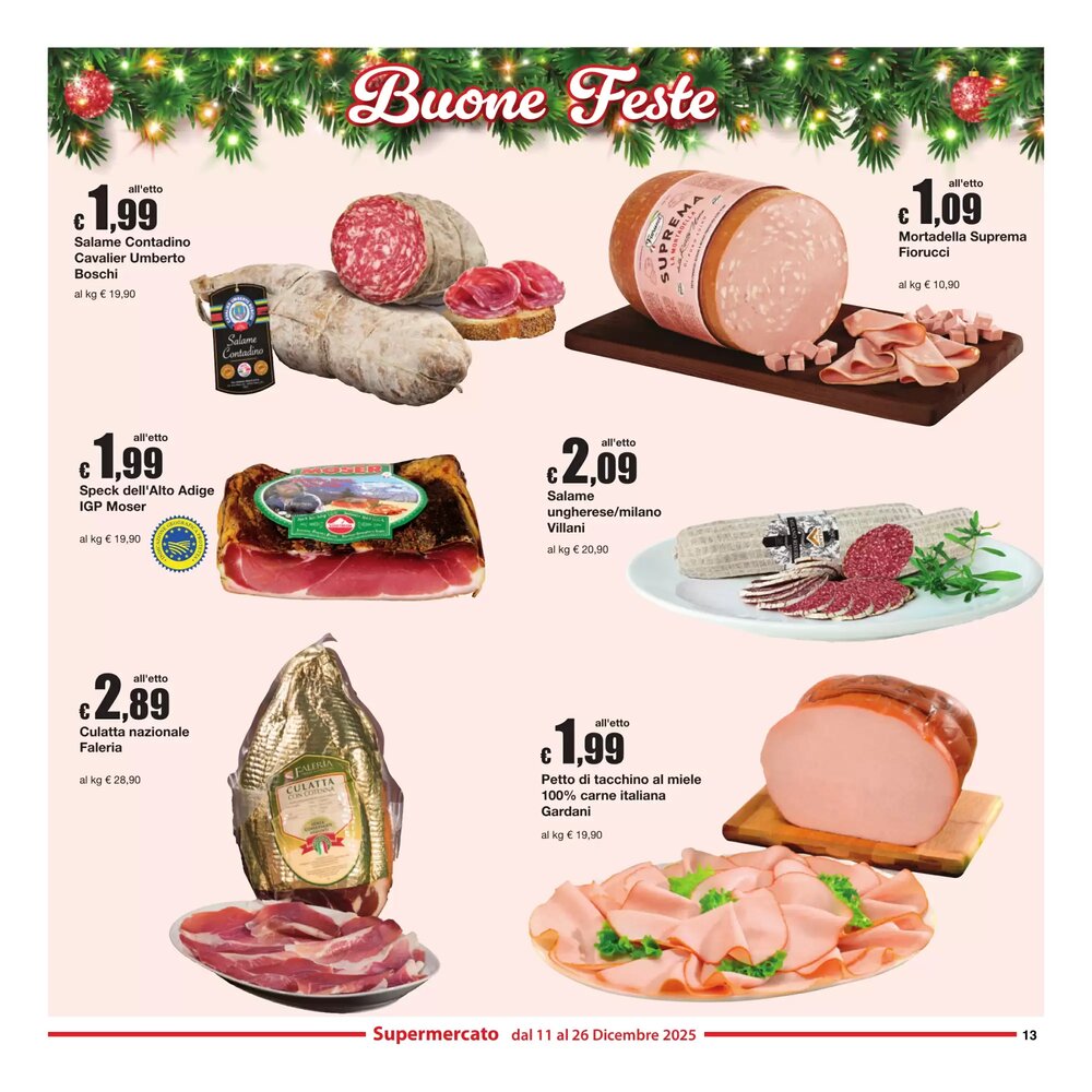 Volantino promozionale Sì con te  valide dal 11/12/2025 - Pagina 13.