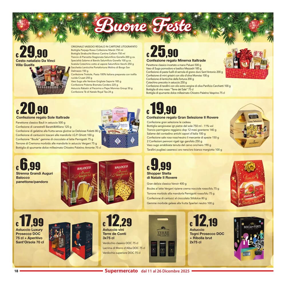 Volantino promozionale Sì con te  valide dal 11/12/2025 - Pagina 18.