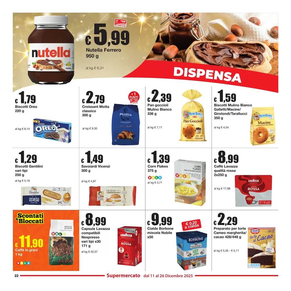 Volantino promozionale Sì con te  valide dal 11/12/2025 - Pagina 22.