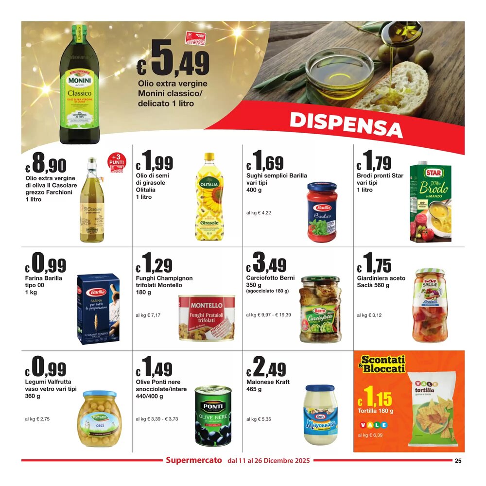 Volantino promozionale Sì con te  valide dal 11/12/2025 - Pagina 25.