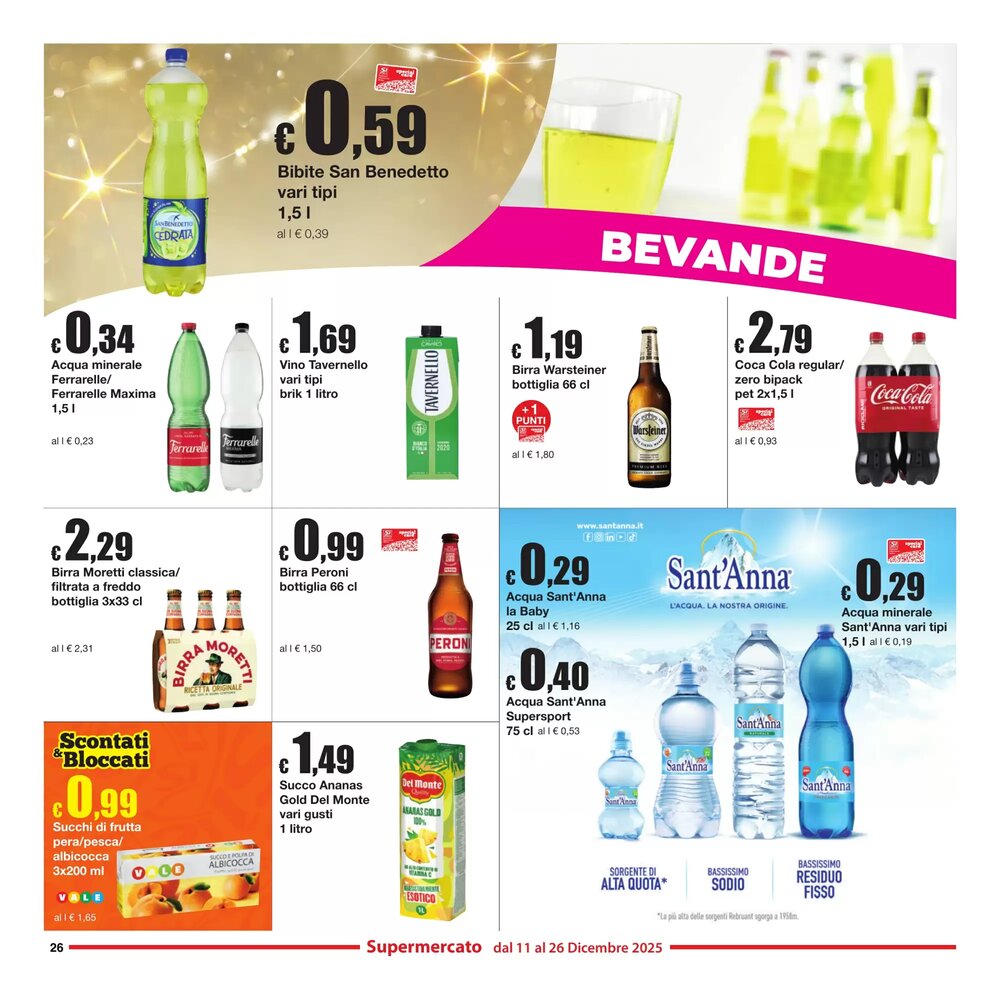 Volantino promozionale Sì con te  valide dal 11/12/2025 - Pagina 26.
