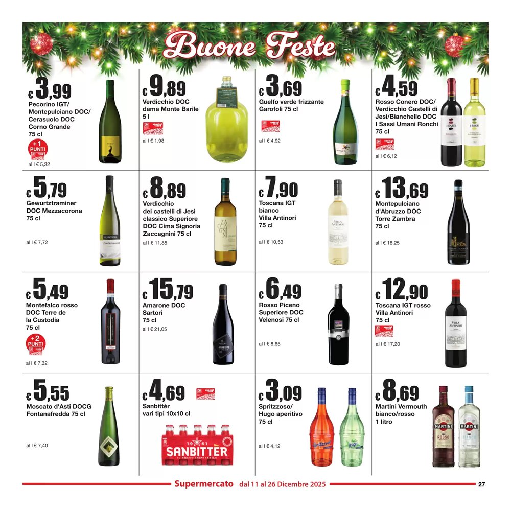 Volantino promozionale Sì con te  valide dal 11/12/2025 - Pagina 27.