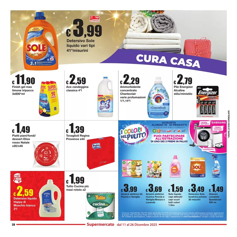 Volantino promozionale Sì con te  valide dal 11/12/2025 - Pagina 28.