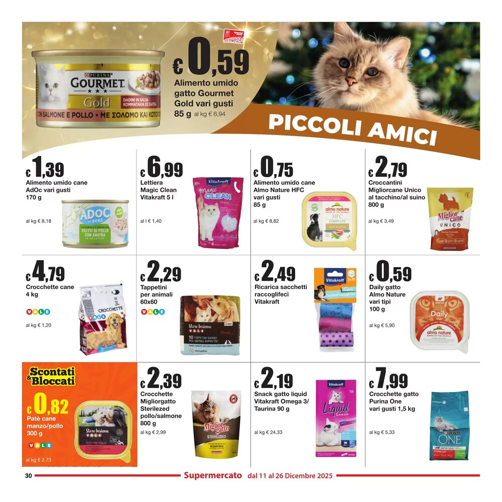 Volantino promozionale Sì con te  valide dal 11/12/2025 - Pagina 30.