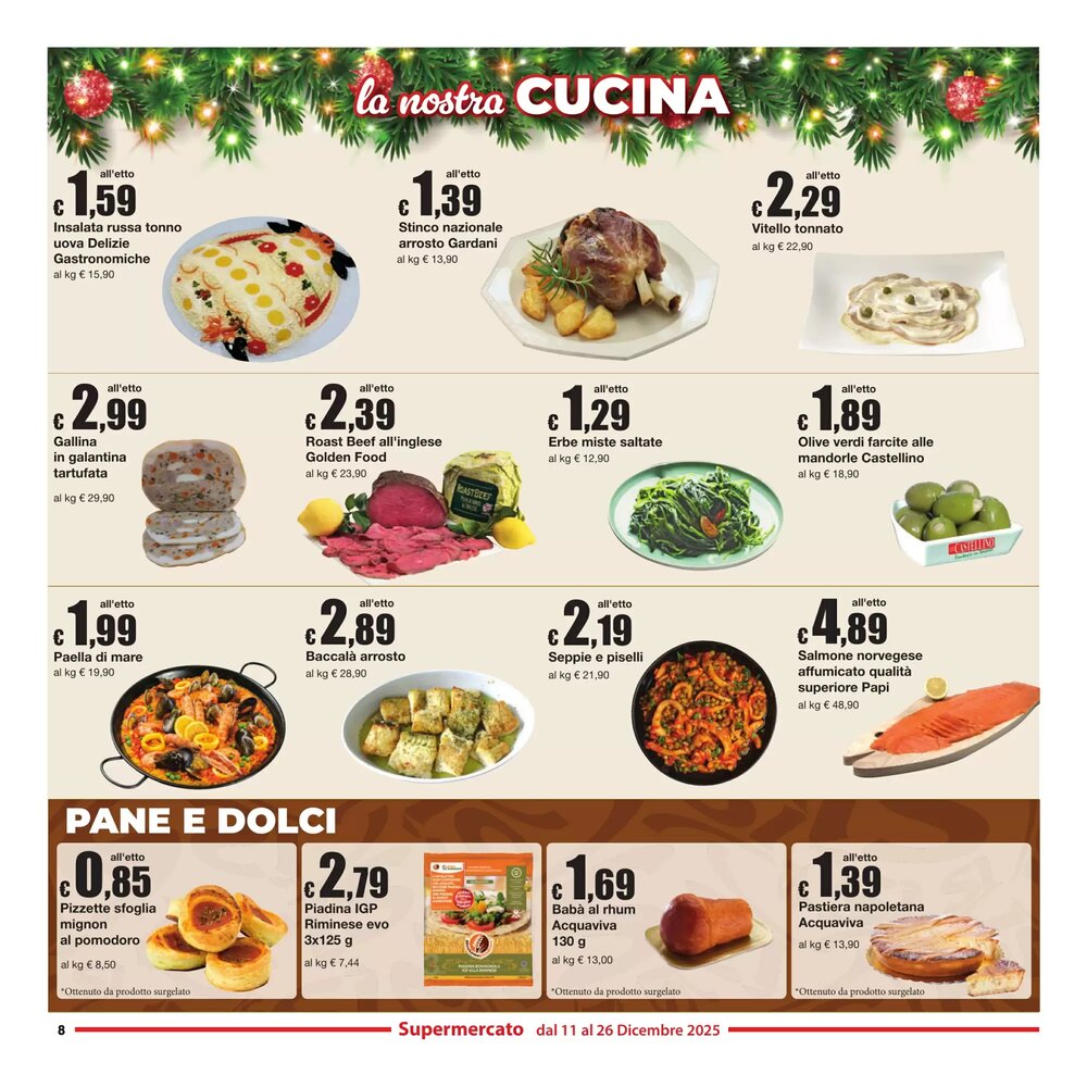 Volantino promozionale Sì con te  valide dal 11/12/2025 - Pagina 8.