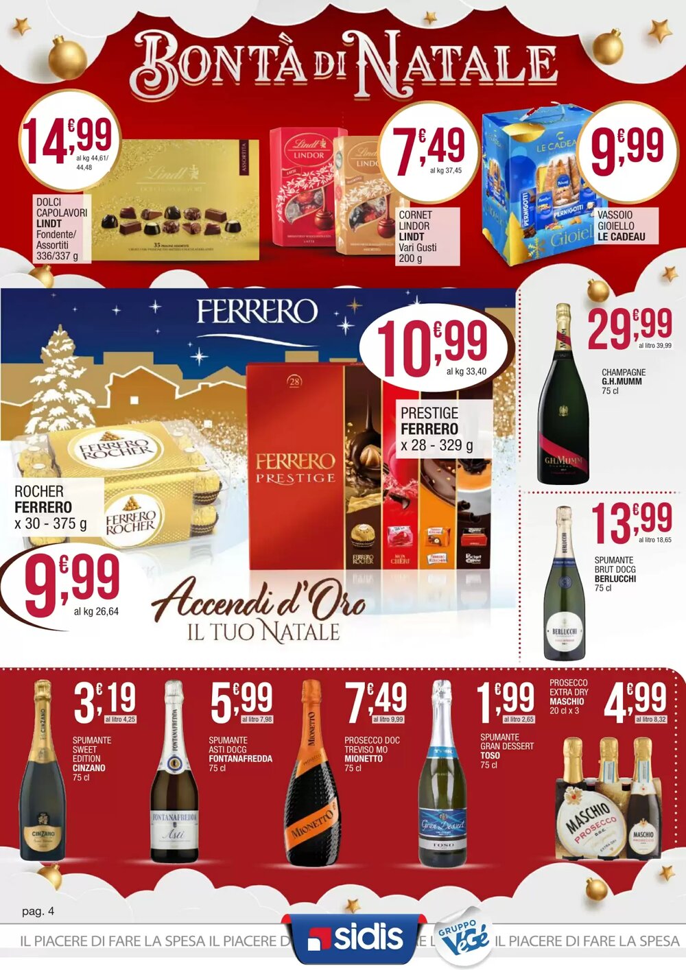 Volantino promozionale Sidis  valide dal 11/12/2025 - Pagina 4.