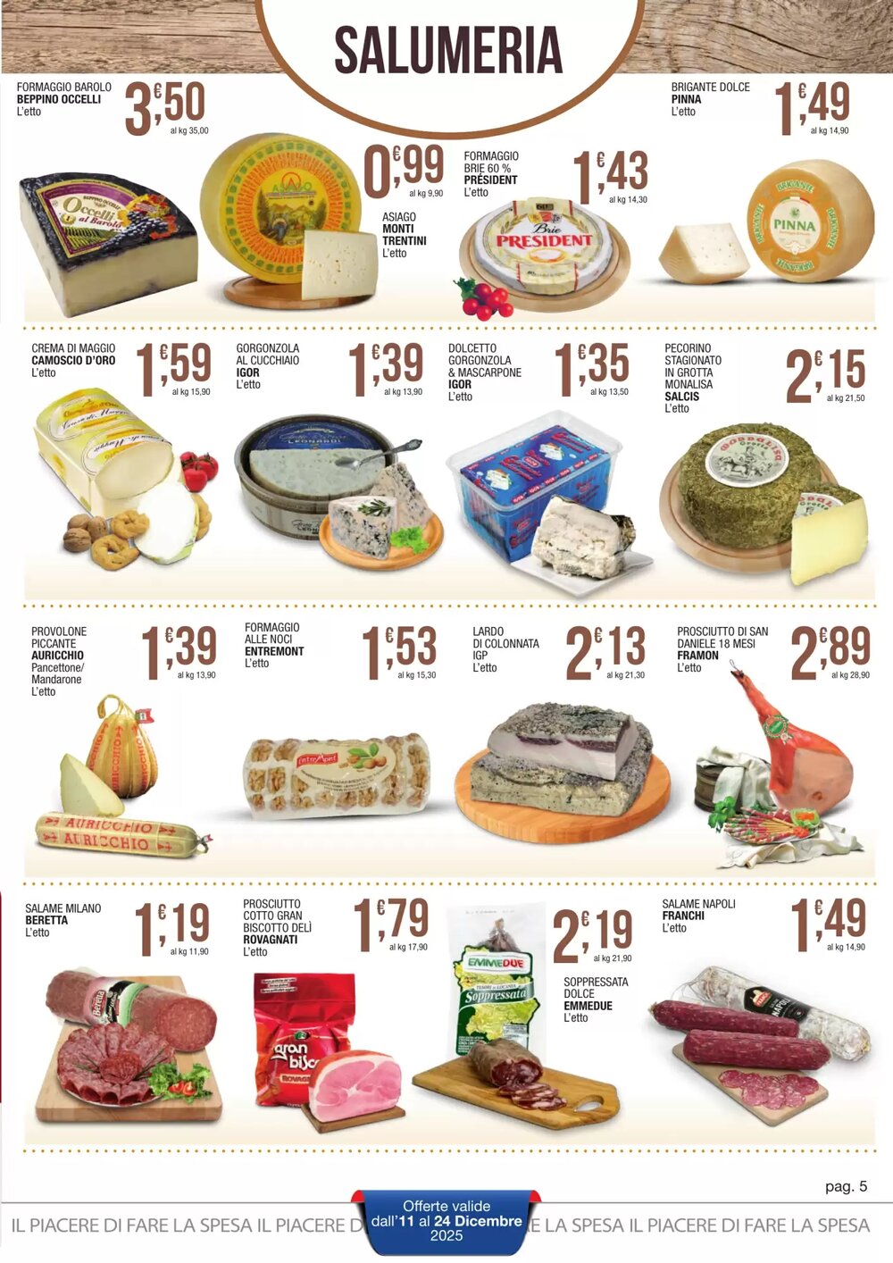 Volantino promozionale Sidis  valide dal 11/12/2025 - Pagina 5.