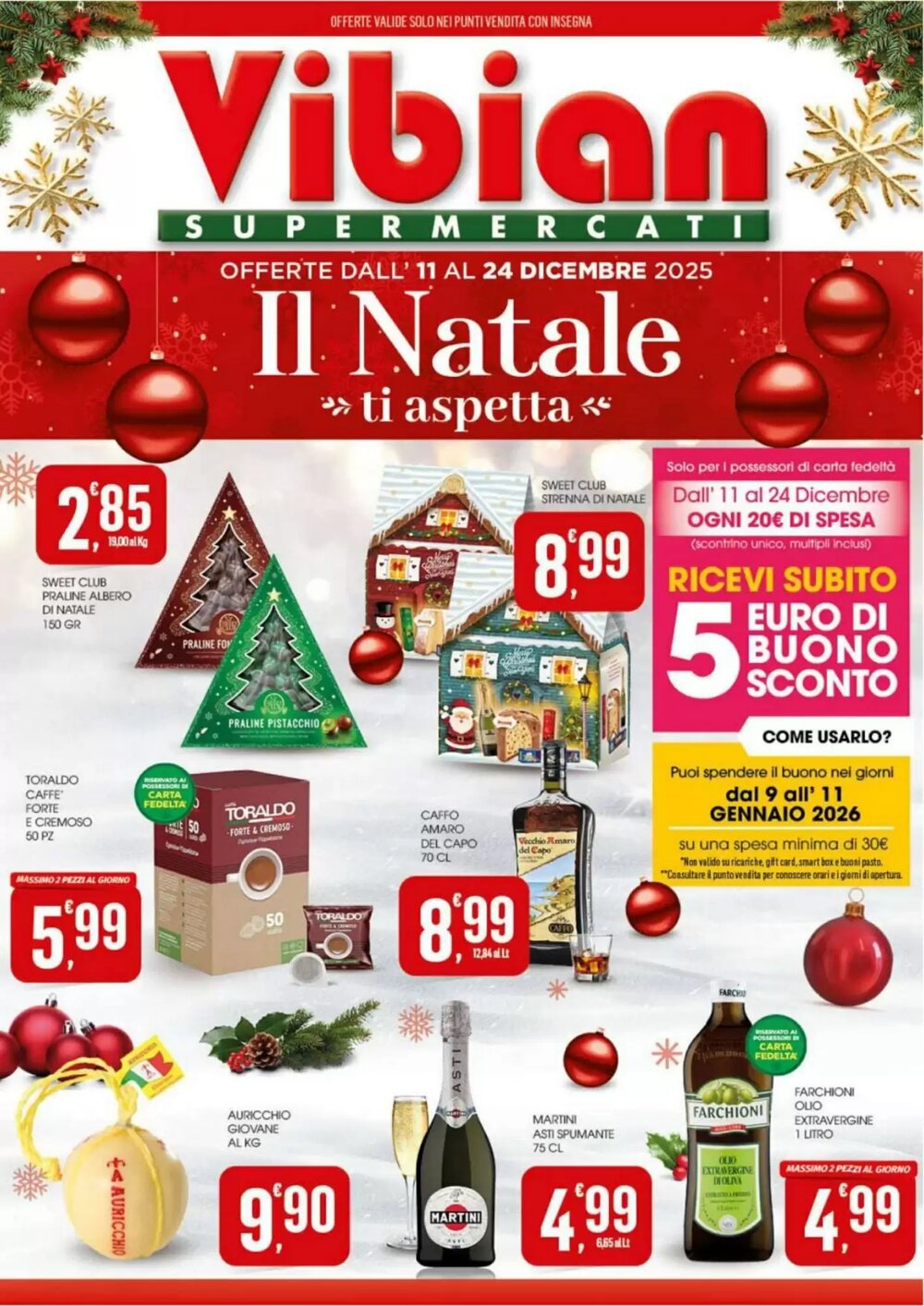 Volantino promozionale Vibian  valide dal 11/12/2025 - Pagina 1.