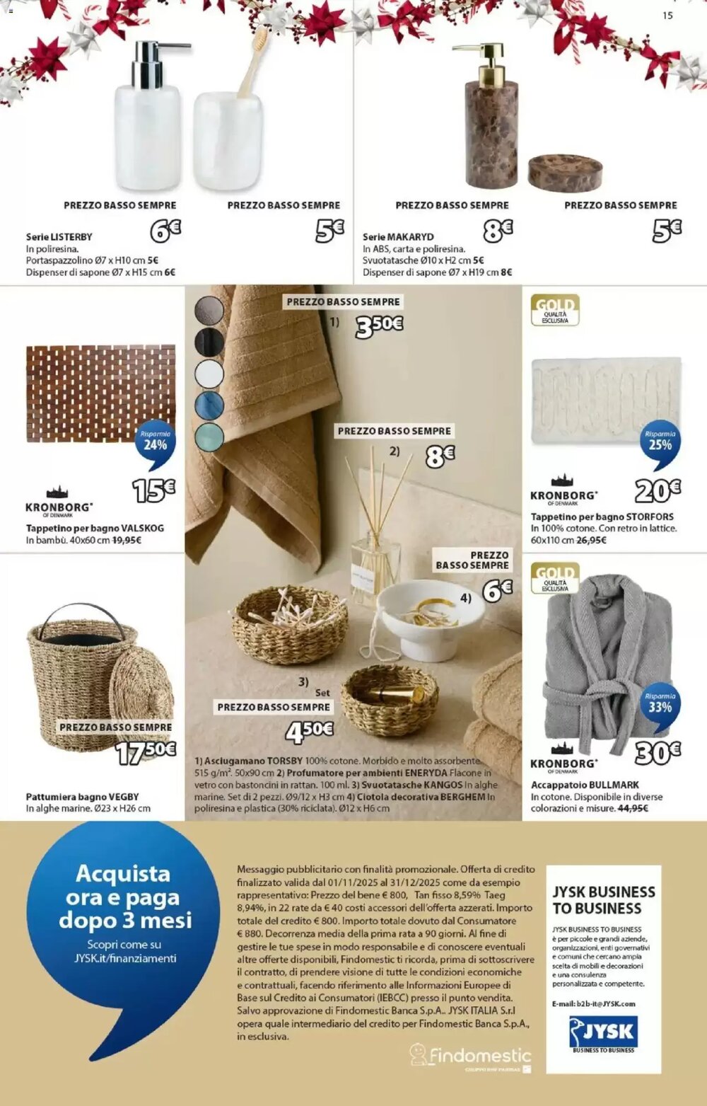 Volantino promozionale JYSK  valide dal 11/12/2025 - Pagina 15.