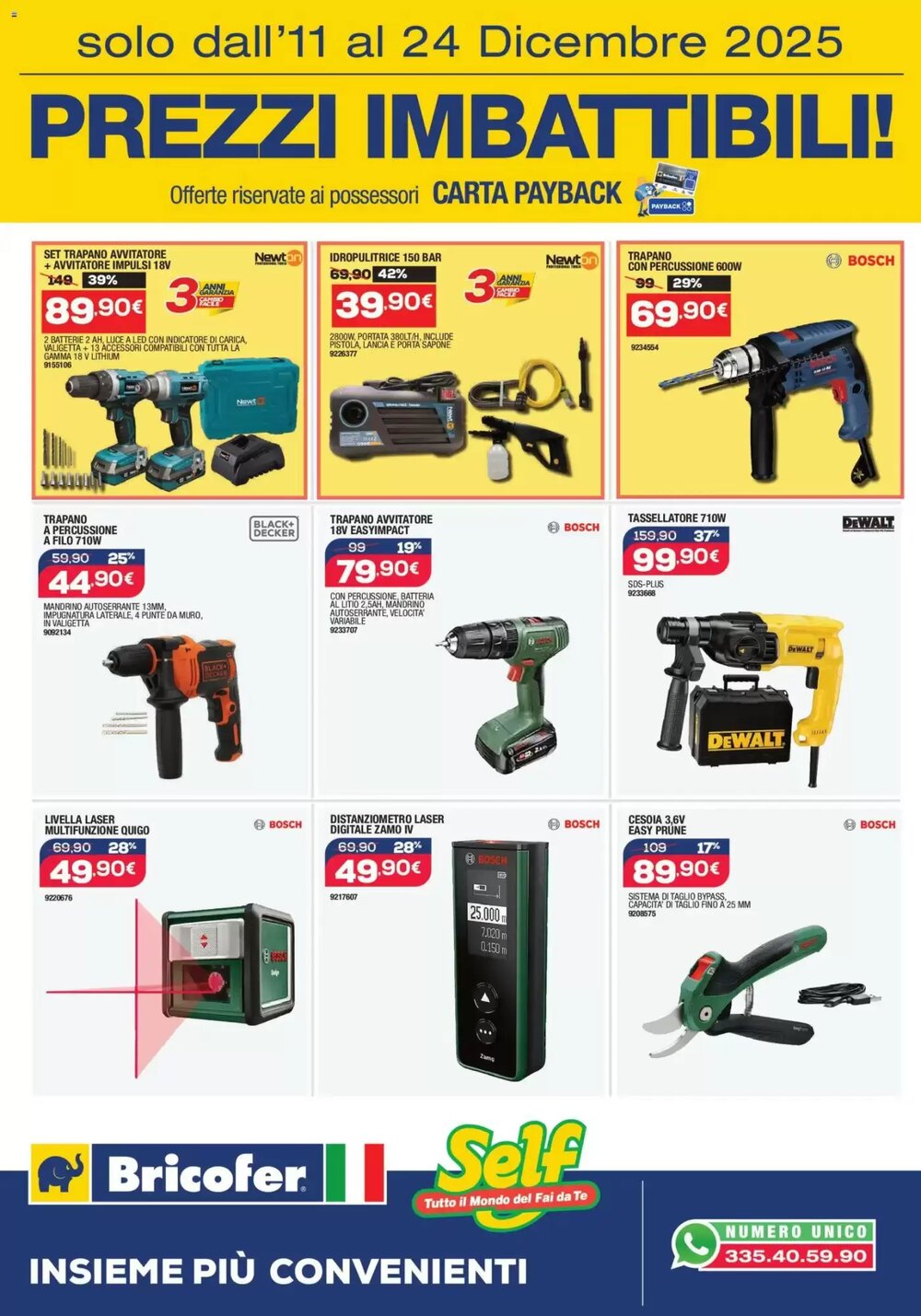 Volantino promozionale Bricofer  valide dal 11/12/2025 - Pagina 1.